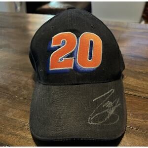Tony Stewart Autographed Hat Cap JD Byrider Black #20 Racing Nascar
